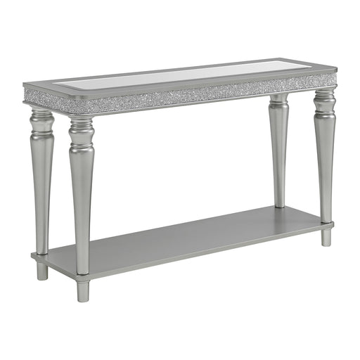 Avril Sofa Table in Silver - Faith Furniture (Manhattan, KS)