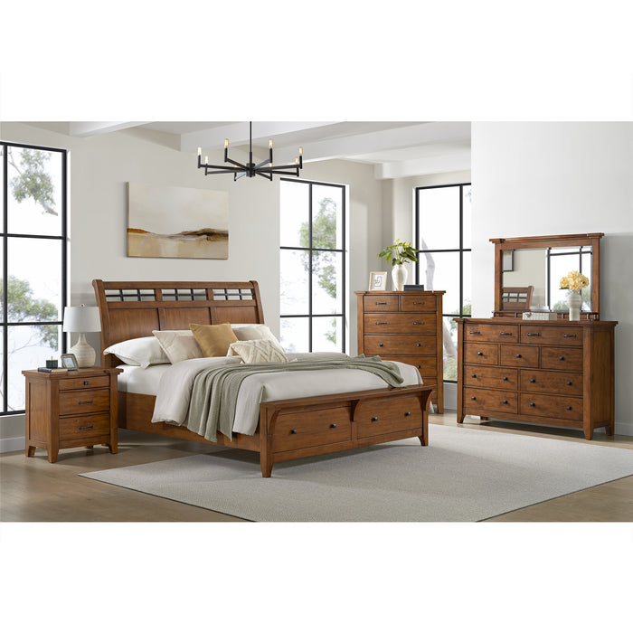 Gage Sleigh Storage Bedroom Set