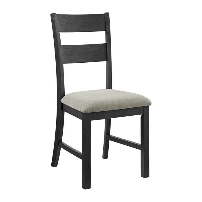 Garcia 5PC Dining Set with Table and 4 Chairs in Black - Faith Furniture (Manhattan, KS)