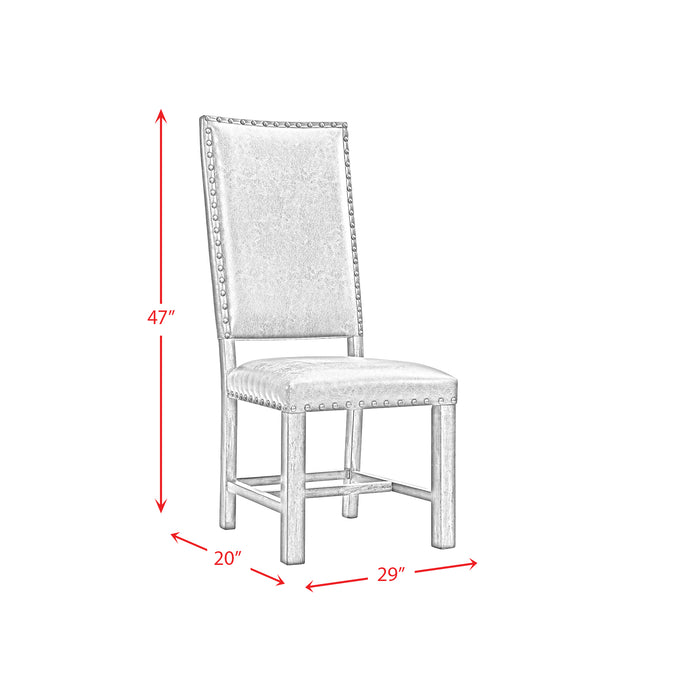 Gramercy 7PC Dining Set-Table and Six Tall Back Chairs - Faith Furniture (Manhattan, KS)