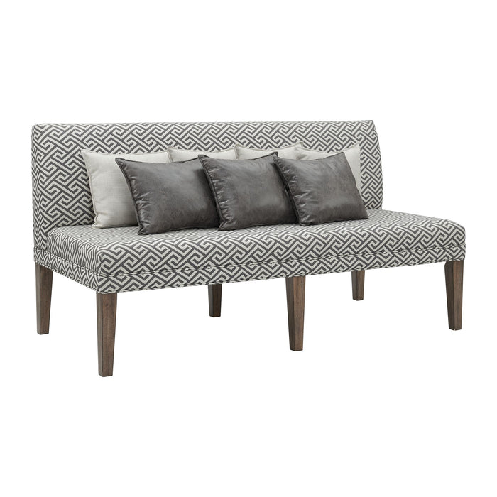 Gramercy 6PC Dining Set-Table, Four Chairs and Settee - Faith Furniture (Manhattan, KS)