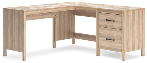 Battelle 60" Home Office Desk with Return - Faith Furniture (Manhattan, KS)