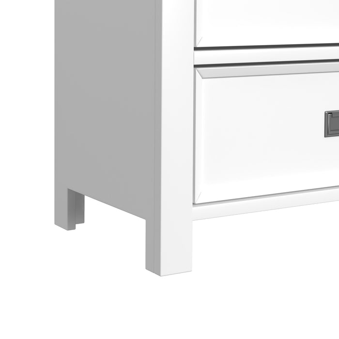Hampton Kids Over Bunk with Staircase and Trundle Bedroom Set - Faith Furniture (Manhattan, KS)
