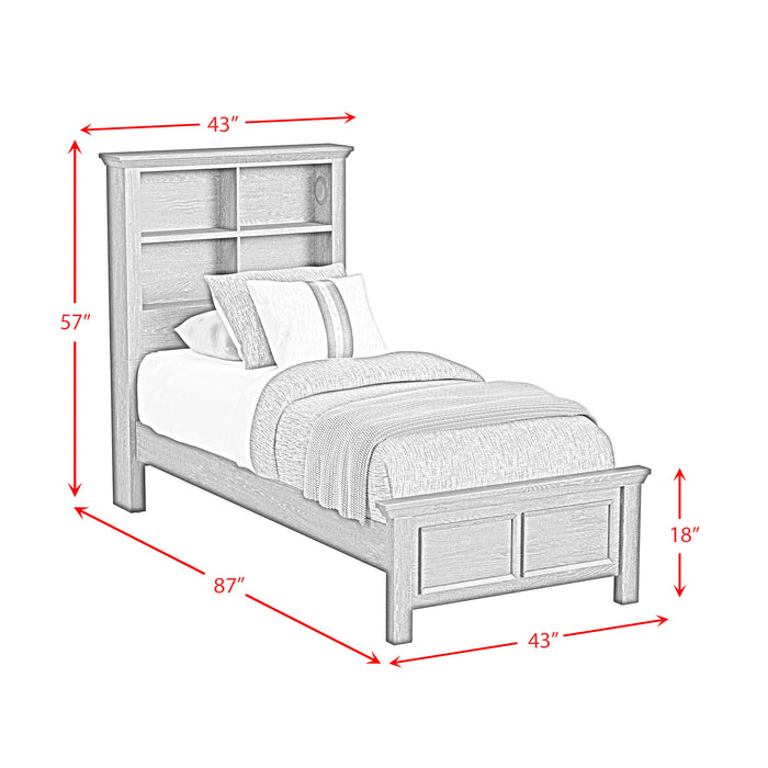 Hampton Kids Bookcase Bed - Faith Furniture (Manhattan, KS)