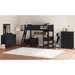 Hampton Kids Loft with Ladder and Desk with Speaker Bedroom Set - Faith Furniture (Manhattan, KS)