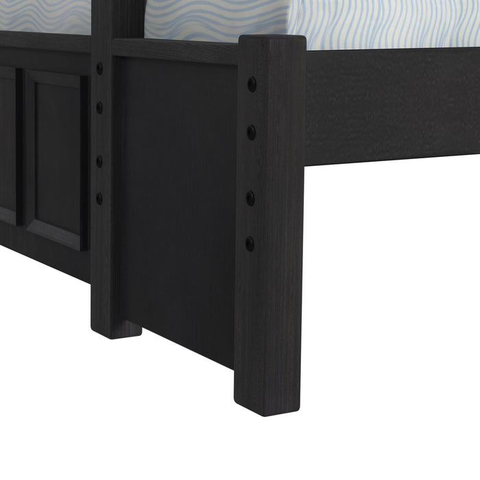 Hampton Kids Over Bunk with Ladder - Faith Furniture (Manhattan, KS)