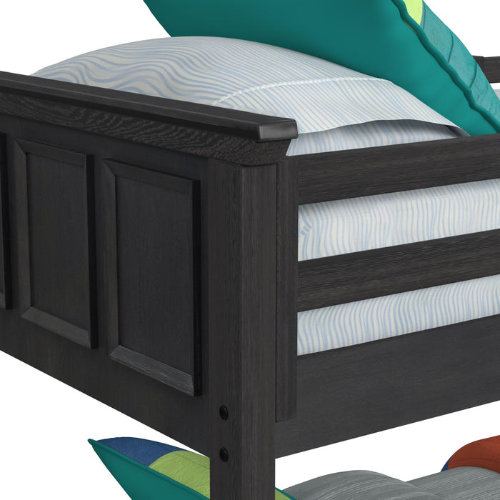 Hampton Kids Over Bunk with Ladder Bedroom Set - Faith Furniture (Manhattan, KS)