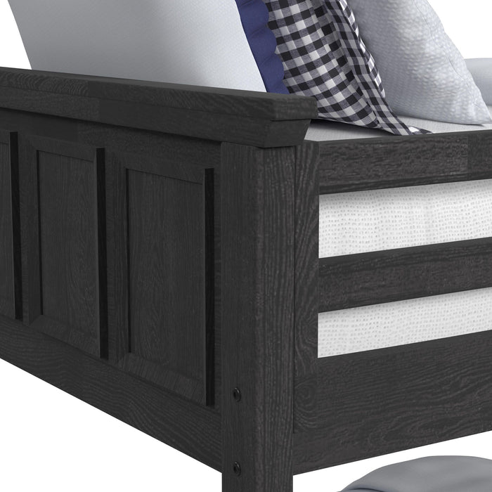 Hampton Kids Over Bunk with Staircase and Trundle - Faith Furniture (Manhattan, KS)