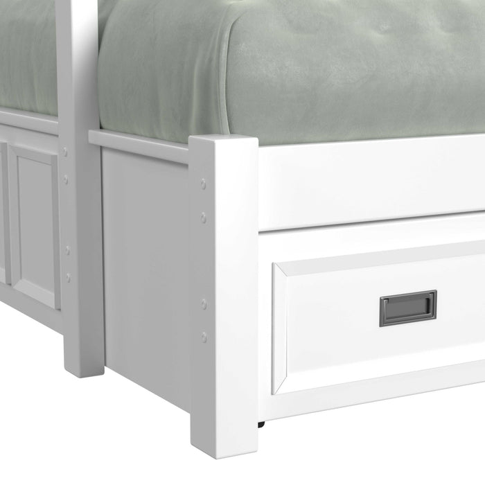 Hampton Kids Over Bunk with Staircase and Trundle - Faith Furniture (Manhattan, KS)
