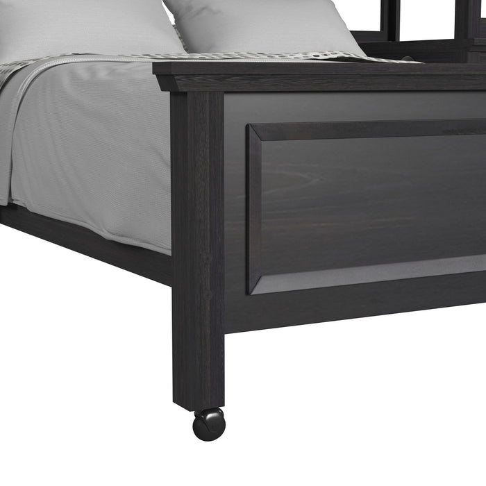 Hampton Kids Over Loft with Ladder and Desk with Speaker Bedroom Set - Faith Furniture (Manhattan, KS)