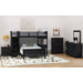 Hampton Kids Over Loft with Staircase and Desk with Speaker - Faith Furniture (Manhattan, KS)