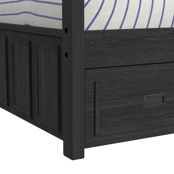 Hampton Kids Over Bunk with Ladder and Trundle Bedroom Set - Faith Furniture (Manhattan, KS)
