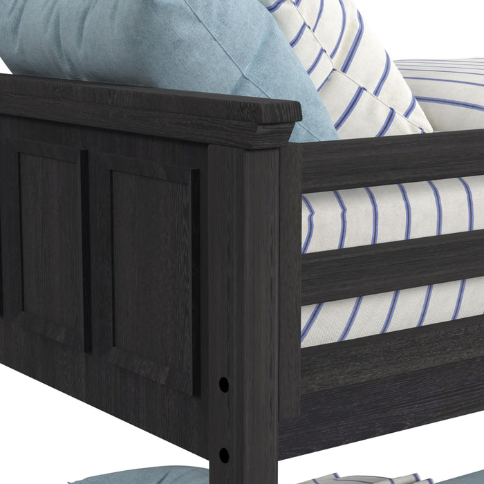 Hampton Kids Over Bunk with Ladder and Trundle Bedroom Set - Faith Furniture (Manhattan, KS)