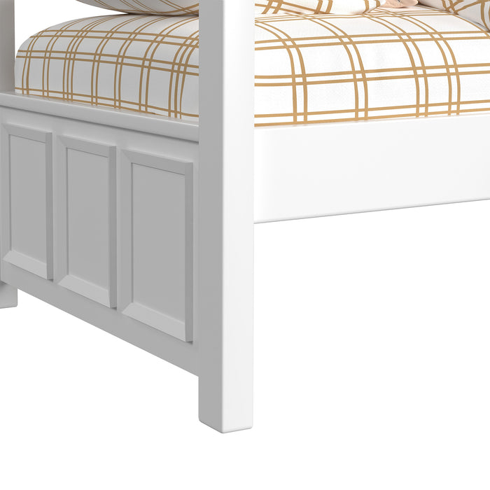 Hampton Kids Over Bunk with Ladder Bedroom Set - Faith Furniture (Manhattan, KS)