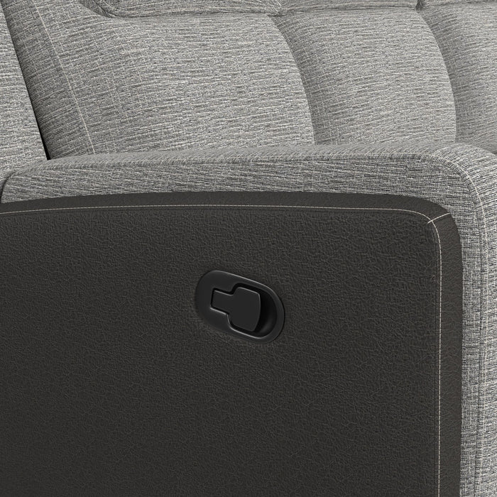 Hornet Motion Sofa in Rancho Grey