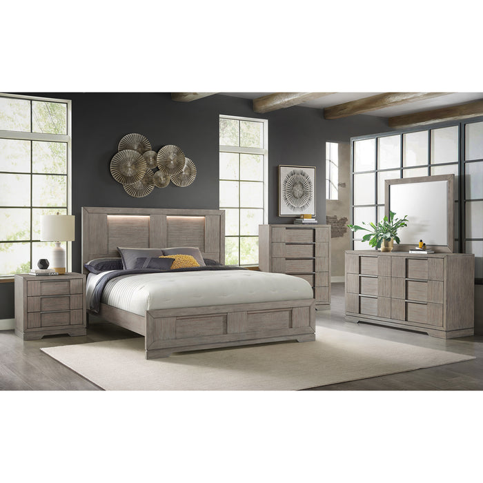 Kelis Panel Bed with LED
