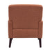 Kiwi Chair in 8077 Boucle Orange & Espresso - Faith Furniture (Manhattan, KS)