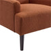 Kiwi Chair in 8077 Boucle Orange & Espresso - Faith Furniture (Manhattan, KS)