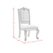 Madison Park Dining Side Chair with Beige Fabric in Walnut (2 Per Carton) - Faith Furniture (Manhattan, KS)