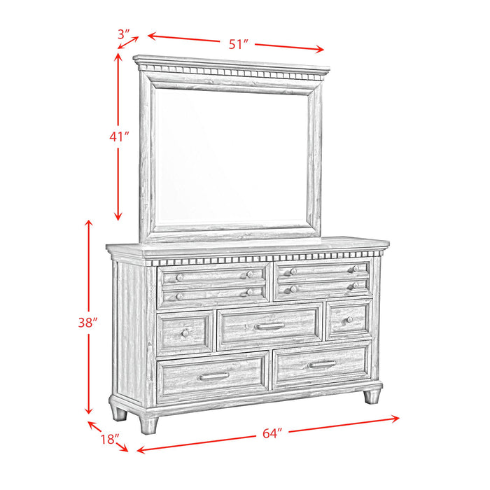 McCoy Dresser and Mirror Set - Faith Furniture (Manhattan, KS)