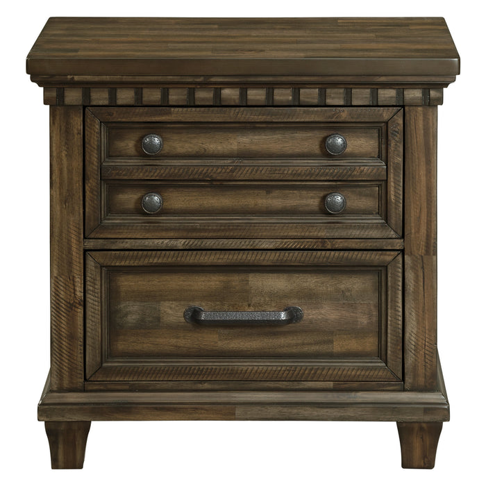 McCoy 2-Drawer Nightstand with USB - Faith Furniture (Manhattan, KS)