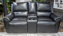 Glossmore Reclining Loveseat with Console - Faith Furniture (Manhattan, KS)