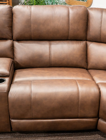 Bleckley Power Reclining Sectional - Faith Furniture (Manhattan, KS)