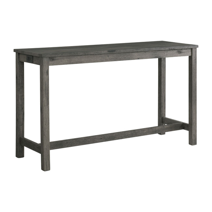 Oak Lawn Charcoal Grey Bar Table Single Pack (Table + 3 Grey Fabric Stools) - Faith Furniture (Manhattan, KS)