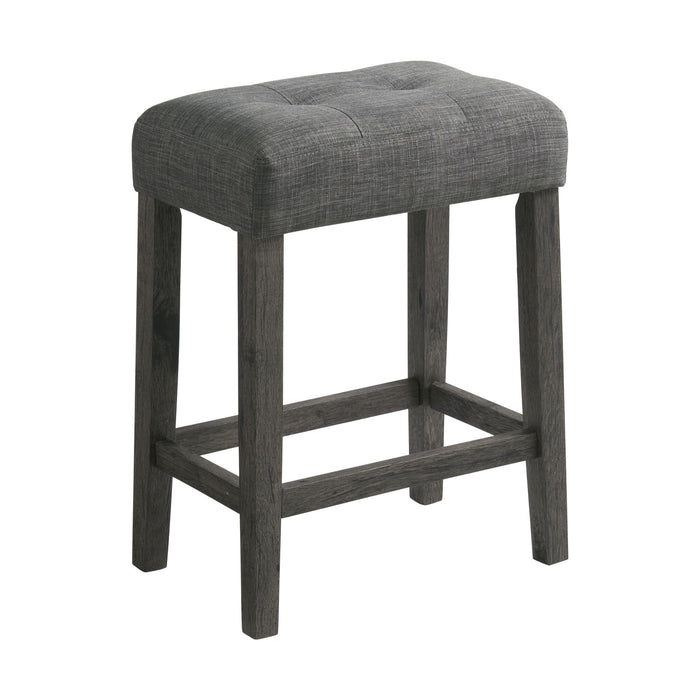 Oak Lawn Charcoal Grey Bar Table Single Pack (Table + 3 Grey Fabric Stools) - Faith Furniture (Manhattan, KS)