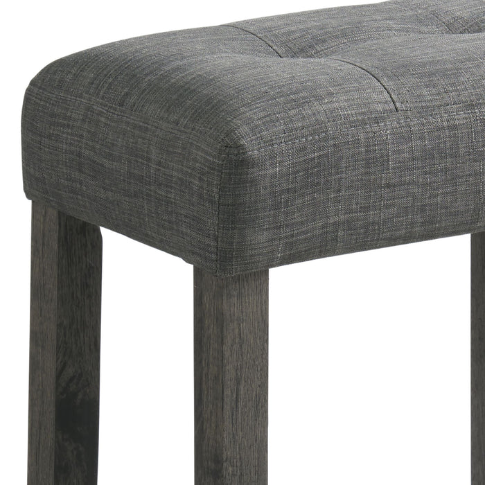 Oak Lawn Charcoal Grey Bar Table Single Pack (Table + 3 Grey Fabric Stools) - Faith Furniture (Manhattan, KS)
