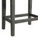 Oak Lawn Charcoal Grey Bar Table Single Pack (Table + 3 Grey Fabric Stools) - Faith Furniture (Manhattan, KS)