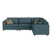 Options One LHF Chair in Palmer Plus Teal with 1 Pillow 20"ÔøΩ - Faith Furniture (Manhattan, KS)