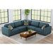 Options One LHF Chair in Palmer Plus Teal with 1 Pillow 20"ÔøΩ - Faith Furniture (Manhattan, KS)