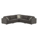 Options One Corner in Palmer Plus Ash with 1 Pillow 20"ÔøΩ - Faith Furniture (Manhattan, KS)