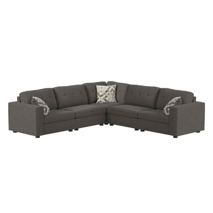 Options One LHF Chair in Palmer Plus Ash with 1 Pillow 20"ÔøΩ - Faith Furniture (Manhattan, KS)