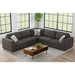 Options One Corner in Palmer Plus Ash with 1 Pillow 20"ÔøΩ - Faith Furniture (Manhattan, KS)