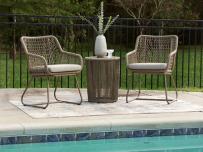 Majors Beach Outdoor Table and 2 Chairs - Faith Furniture (Manhattan, KS)