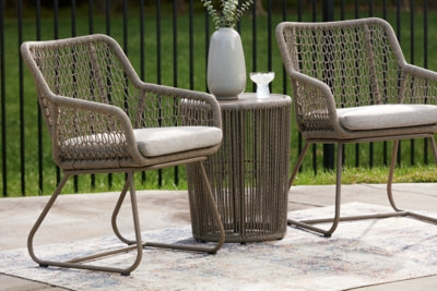 Majors Beach Outdoor Table and 2 Chairs - Faith Furniture (Manhattan, KS)
