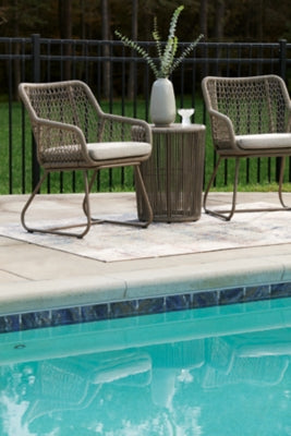 Majors Beach Outdoor Table and 2 Chairs - Faith Furniture (Manhattan, KS)