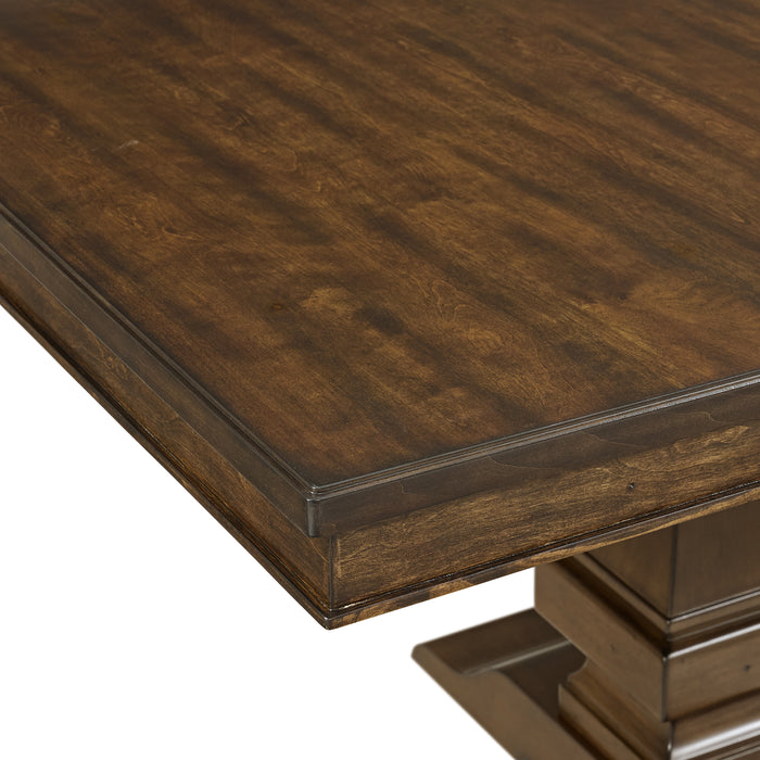 Phillipe Standard Height Dining Set in Cherry-Table and Four Chairs - Faith Furniture (Manhattan, KS)