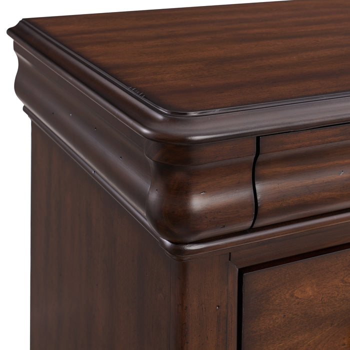 Phillipe Dresser & Mirror Set in Cherry