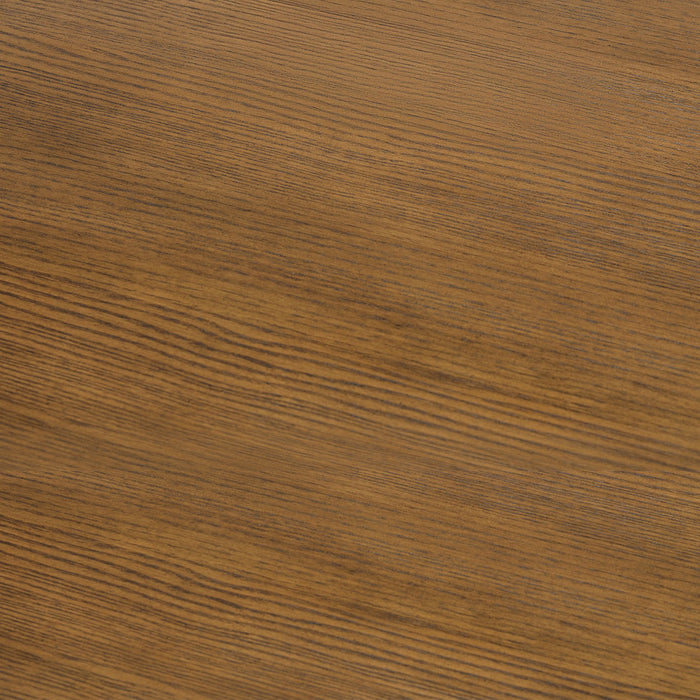 Portico Open Bookcase in Brown Oak - Faith Furniture (Manhattan, KS)