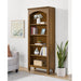 Portico Open Bookcase in Brown Oak - Faith Furniture (Manhattan, KS)