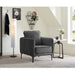 Rae Chair in Lavish 152 Grey Velvet - Faith Furniture (Manhattan, KS)