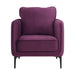 Rae Chair in Lavish 152 Purple Velvet - Faith Furniture (Manhattan, KS)