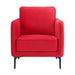 Rae Chair in Lavish 152 Red Velvet - Faith Furniture (Manhattan, KS)
