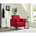 Rae Chair in Lavish 152 Red Velvet - Faith Furniture (Manhattan, KS)