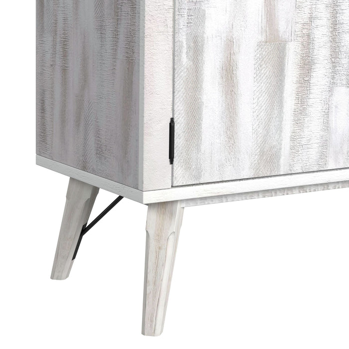 Rogen Rustic Buffet in Rustic White - Faith Furniture (Manhattan, KS)