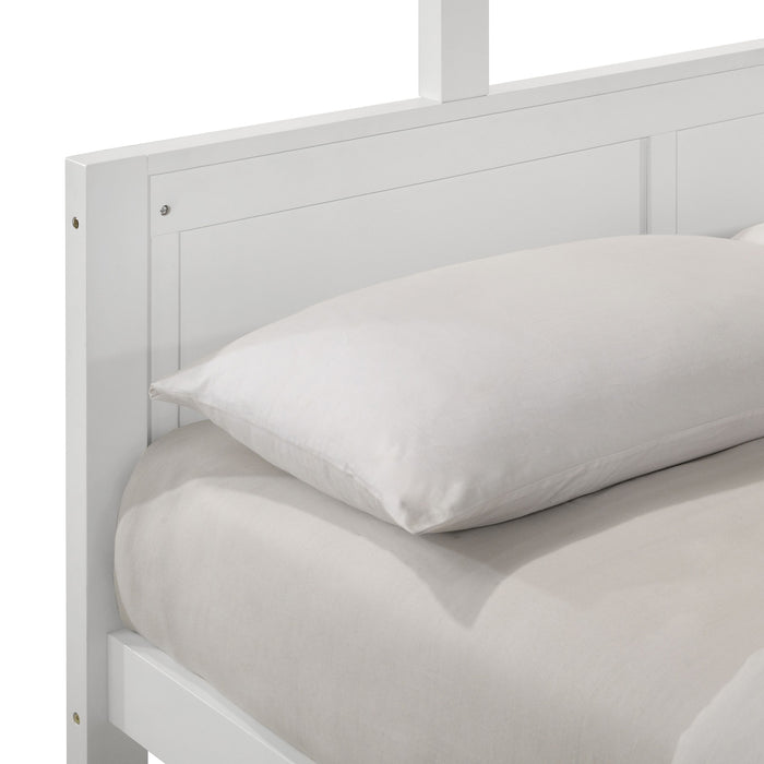 Sami Over Bunk White - Faith Furniture (Manhattan, KS)