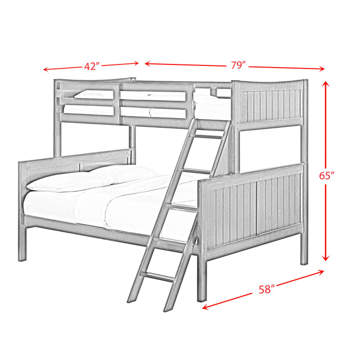Sami Over Bunk White - Faith Furniture (Manhattan, KS)